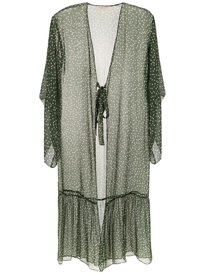 Adriana Degreas Babados Robe - Green