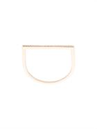 Zofia Day Thin Bar Stack Ring - Metallic