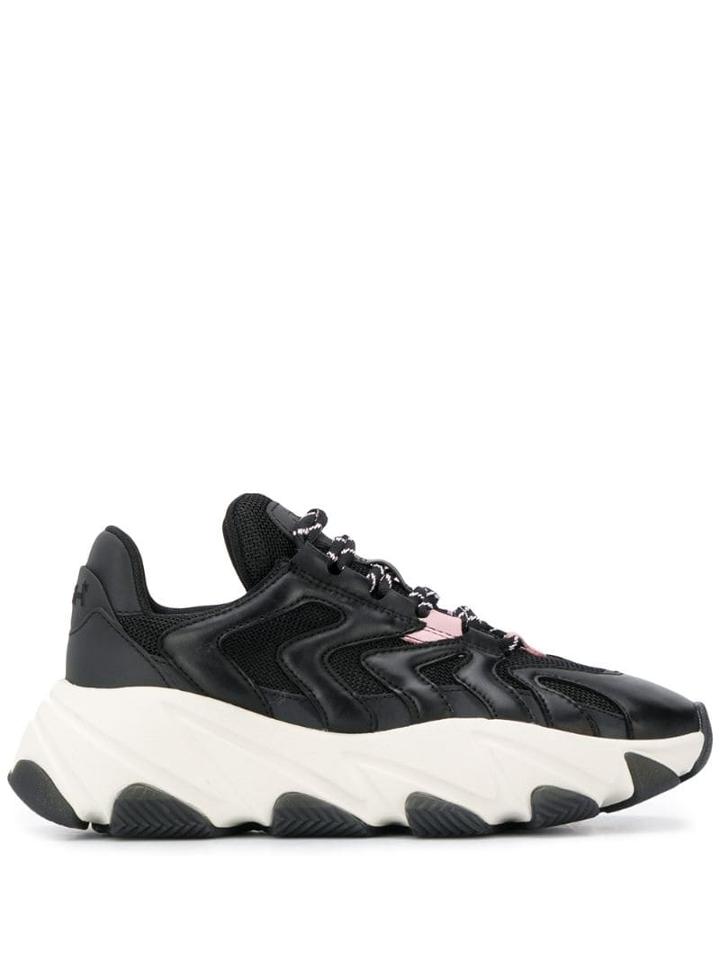 Ash Ash F19extreme03 Blk Artificial->artificial Leather - Black