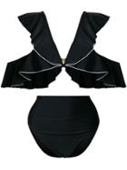 Diane Von Furstenberg Rita Bikini Set - Black