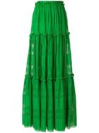 Capucci Maxi Full Skirt - Green