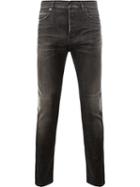 Balmain Low Rise Slim Jeans, Men's, Size: 33, Black, Cotton/polyurethane