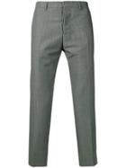 Ami Alexandre Mattiussi Cropped Fit Trousers - Grey