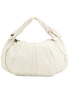 John Galliano Zipped Shoulder Bag - White