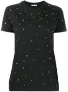 Miu Miu Crystal-embellished T-shirt - Black