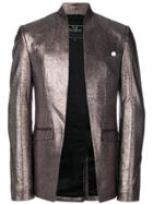Unconditional Foiled Effect Cutaway Jacket - Metallic