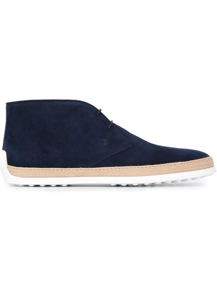 Tod's Braided Trim Desert Boots