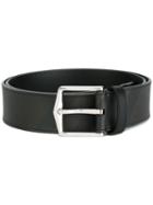 Burberry Stripe Pattern Belt, Men's, Size: 90, Brown, Polyurethane/calf Leather