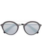 Philipp Plein Round Frame Sunglasses - Silver
