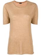 Joseph Cashmere T-shirt - Nude & Neutrals
