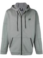 New Balance Boxy Fit Hooded Jacket - Grey