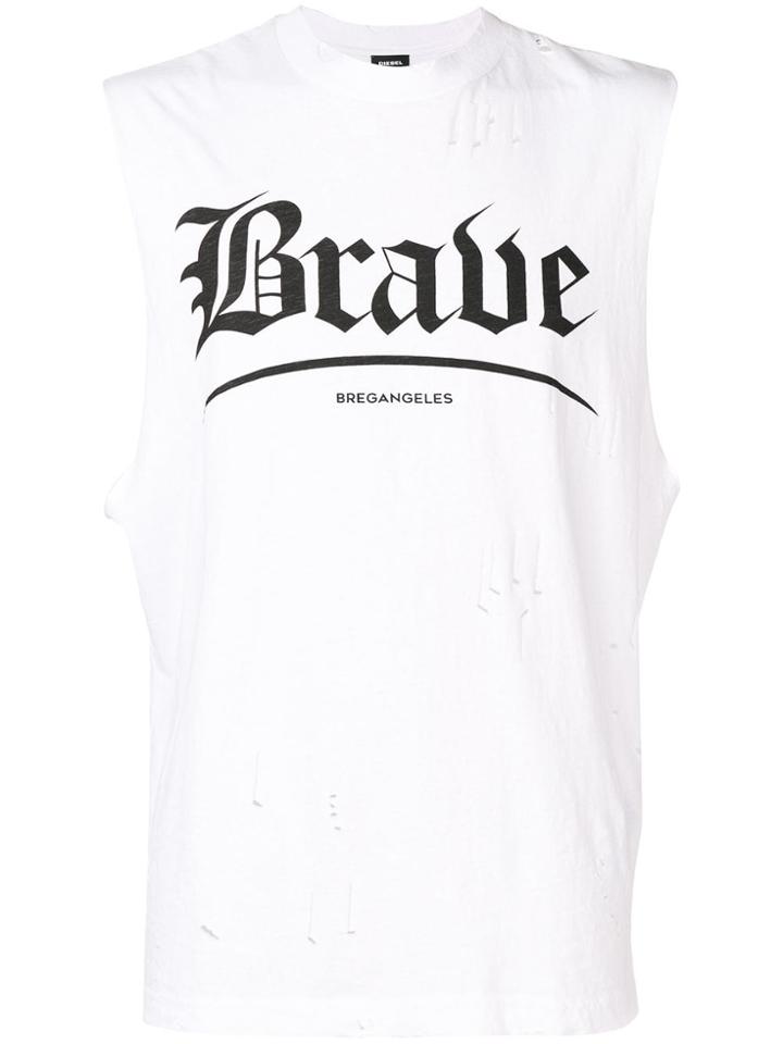 Diesel Brave Tank Top - White