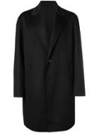 Kenzo Single Breasted Boxy Coat - Black