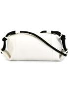 Mm6 Maison Margiela Zipped Shoulder Bag, Women's, White, Calf Leather