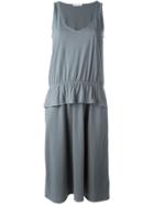 Société Anonyme Peplum Detail Tank Dress - Grey