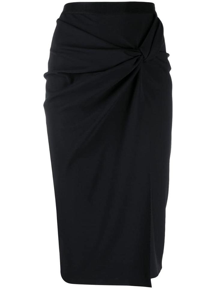 Dorothee Schumacher Ruched Pencil Skirt - Black