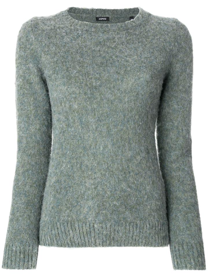 Aspesi Round Neck Jumper - Green