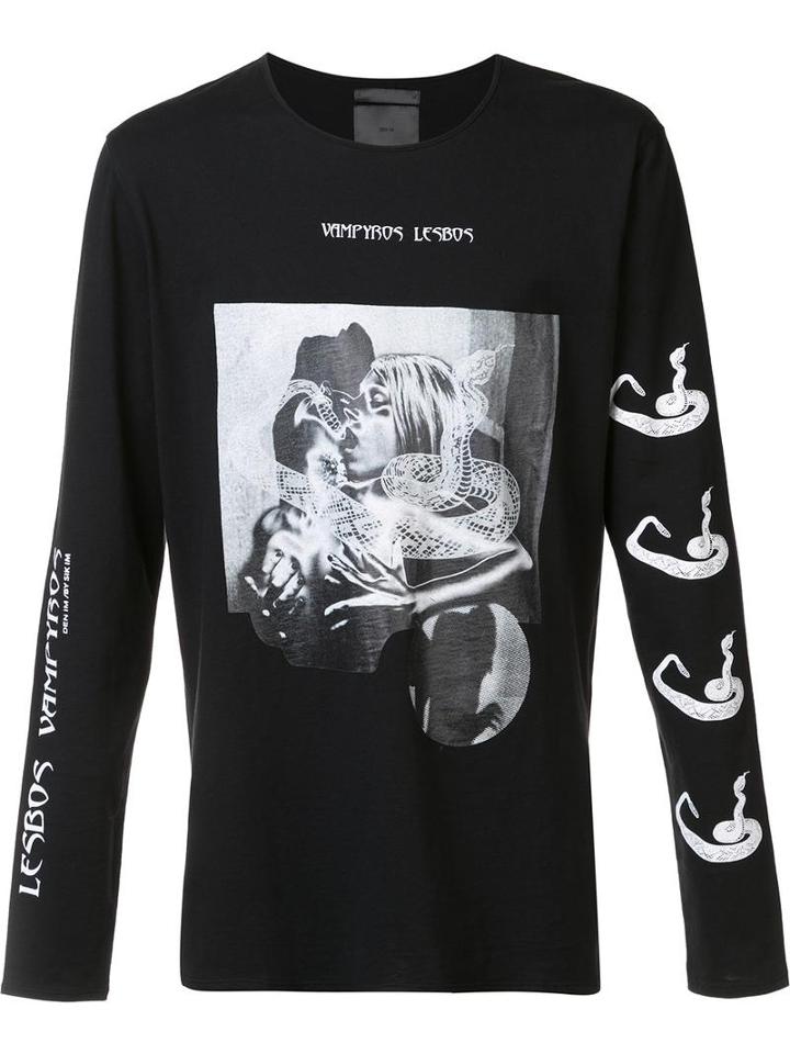 Siki Im 'vampyros Lesbos' Print T-shirt, Men's, Size: Large, Black, Cotton