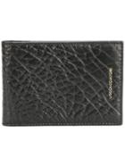 Ugo Cacciatori Snap Button Card Holder - Black