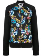 The Upside - Electric Floral Print Jacket - Women - Cotton/polyamide/spandex/elastane - Xs, Black
