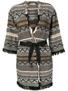 Twin-set Embroidered Cardi-coat - Brown