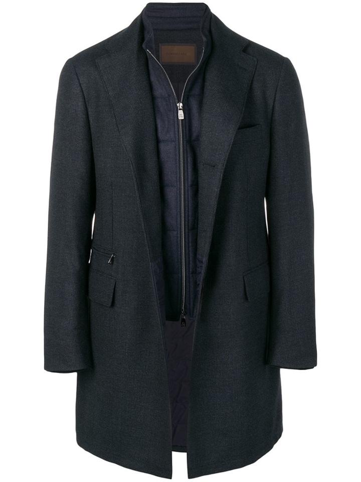 Corneliani Layered Overcoat - Blue