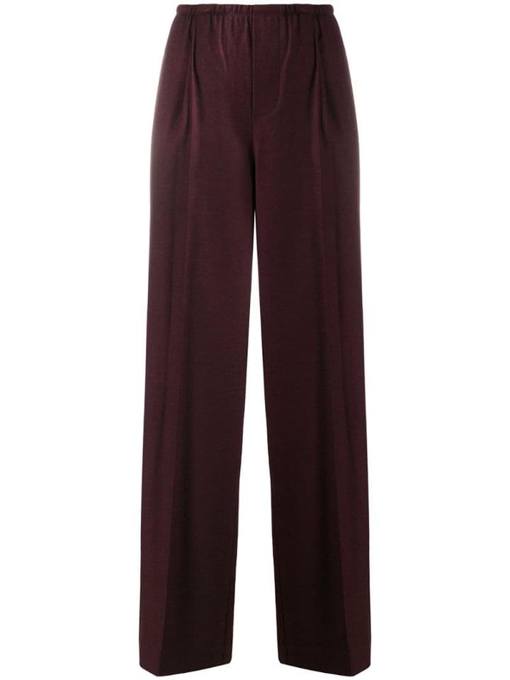 Vince Wide Leg Trousers - Purple
