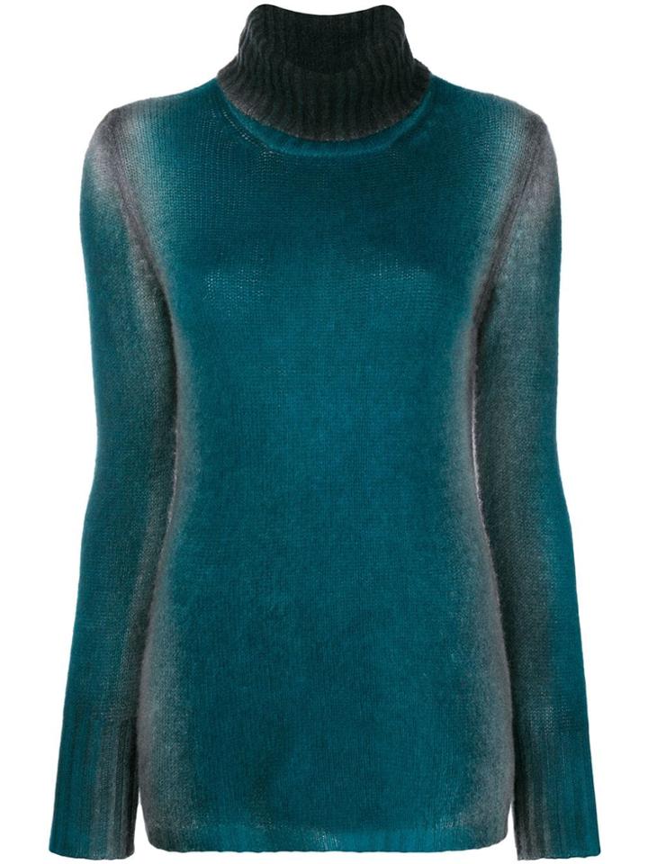 Avant Toi Turtleneck Jumper - Blue