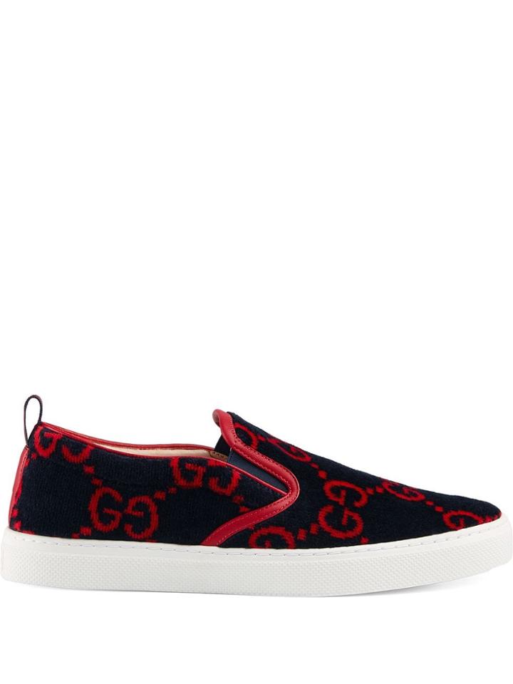 Gucci Logo Sneakers - Blue