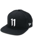 11 By Boris Bidjan Saberi Embroidered Baseball Cap - Black