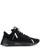 Arkk Logo Print Sneakers - Black