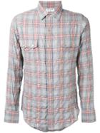 Saint Laurent Checked Shirt, Men's, Size: Large, Cotton/lyocell/spandex/elastane