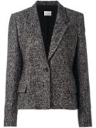 Emanuel Ungaro Single Button Blazer, Women's, Size: 46, Black, Acrylic/polyamide/polyester/alpaca