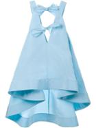 Rosie Assoulin Sleeveless Silk Bow Top