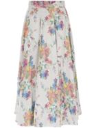 Olympiah Floral Print Midi Skirt - Unavailable