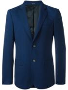 Alexander Mcqueen Tailored Blazer, Men's, Size: 48, Blue, Wool/viscose