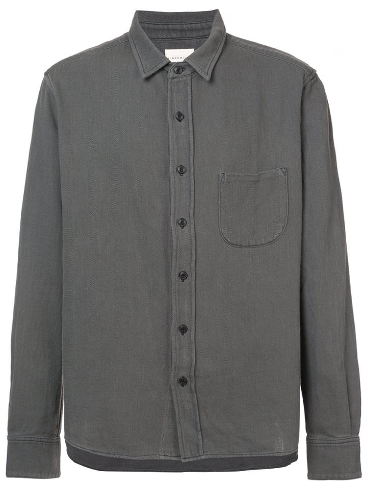Simon Miller Patch Pocket Shirt - Grey