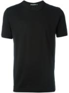 Dolce & Gabbana Round Neck T-shirt, Men's, Size: 44, Black, Cotton