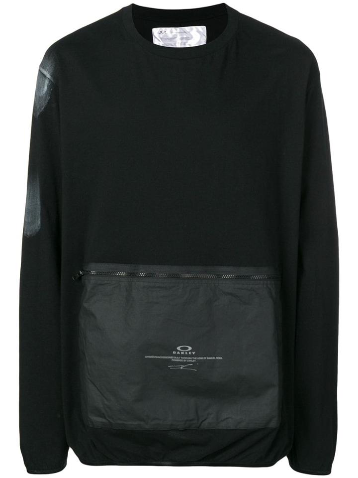 Oakley By Samuel Ross Front Zip Pocket Sweatshirt - Black
