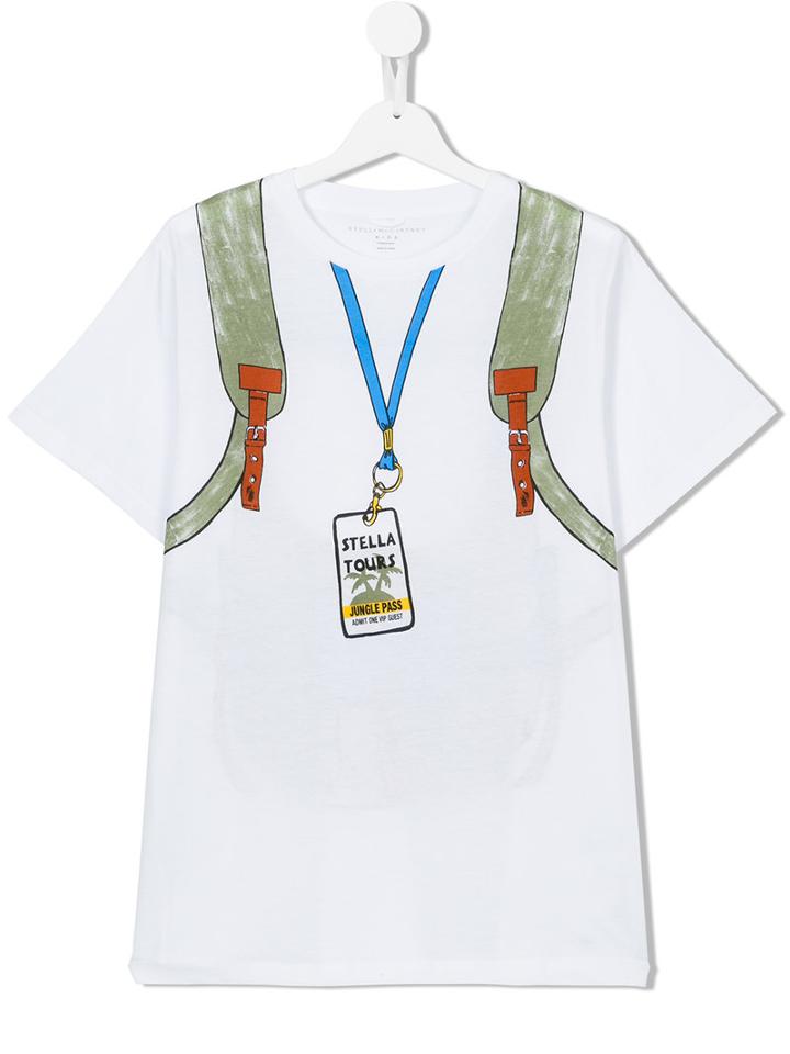 Stella Mccartney Kids Printed T-shirt, Boy's, Size: 10 Yrs, White
