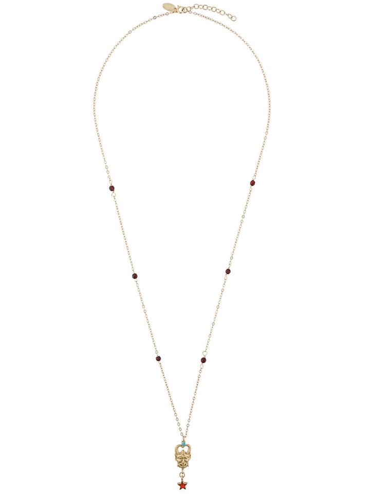 Iosselliani Puro Satyr Long Necklace - Metallic
