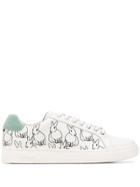 Paul Smith Bunny Print Sneakers - White