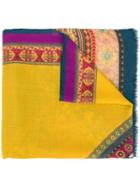 Etro All-over Print Scarf - Yellow
