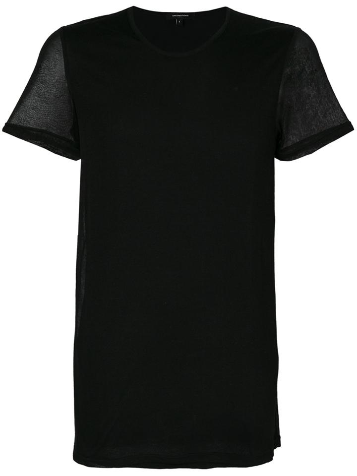 Unconditional Sheer Sleeves T-shirt - Black