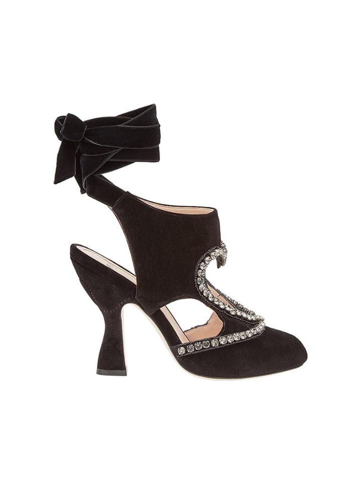 Fendi Wrapped Ankle Sandals - Black