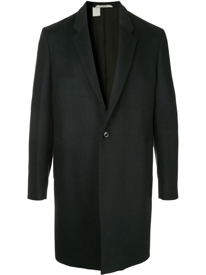 N. Hoolywood Classic Single Breasted Coat - Blue