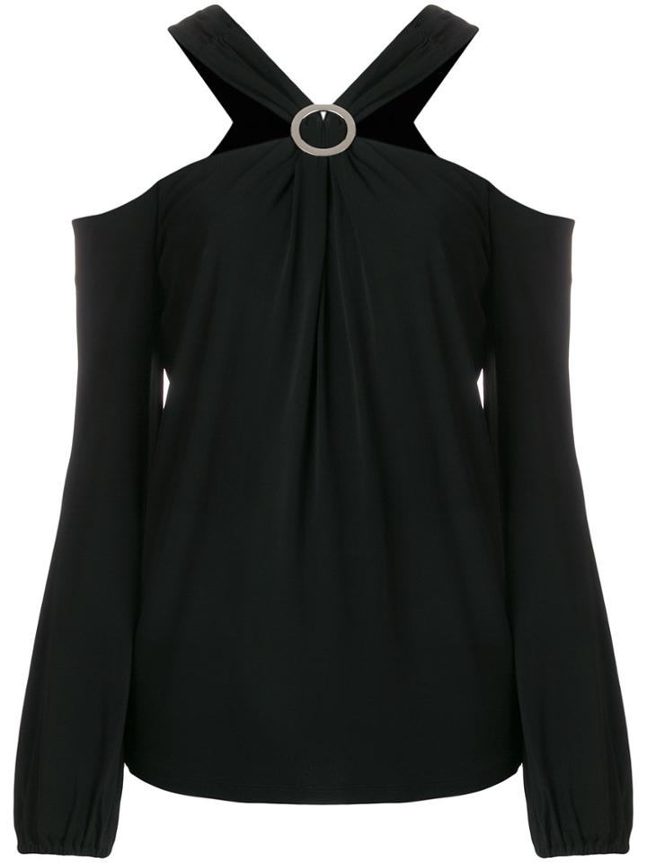 Michael Michael Kors Off-the-shoulder Blouse - Black