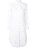 Thom Browne Synchronized Swimmer Shirtdress - White