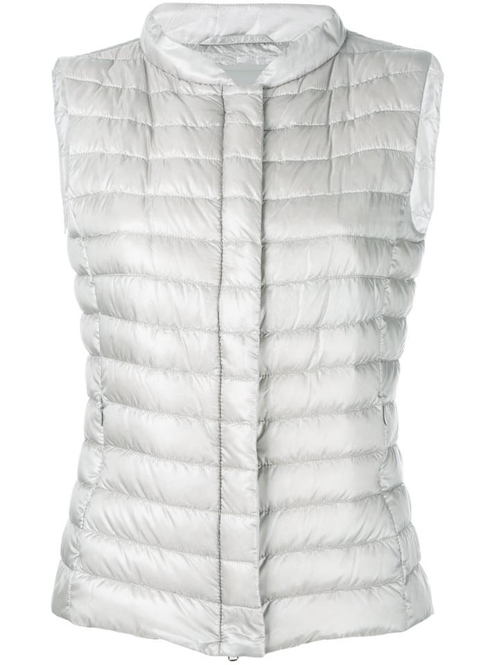 Herno Padded Gilet, Women's, Size: 44, Nude/neutrals, Feather Down/polyamide