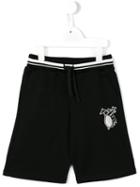Dolce & Gabbana Kids Drum Kit Track Shorts, Boy's, Size: 12 Yrs, Black